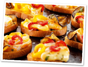 Mediterranean Ciabatta Appetizer Recipe I Port Salut Cheese UK