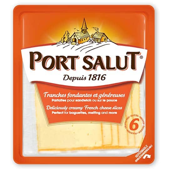 Port Salut Traditional French Cheese Slices 