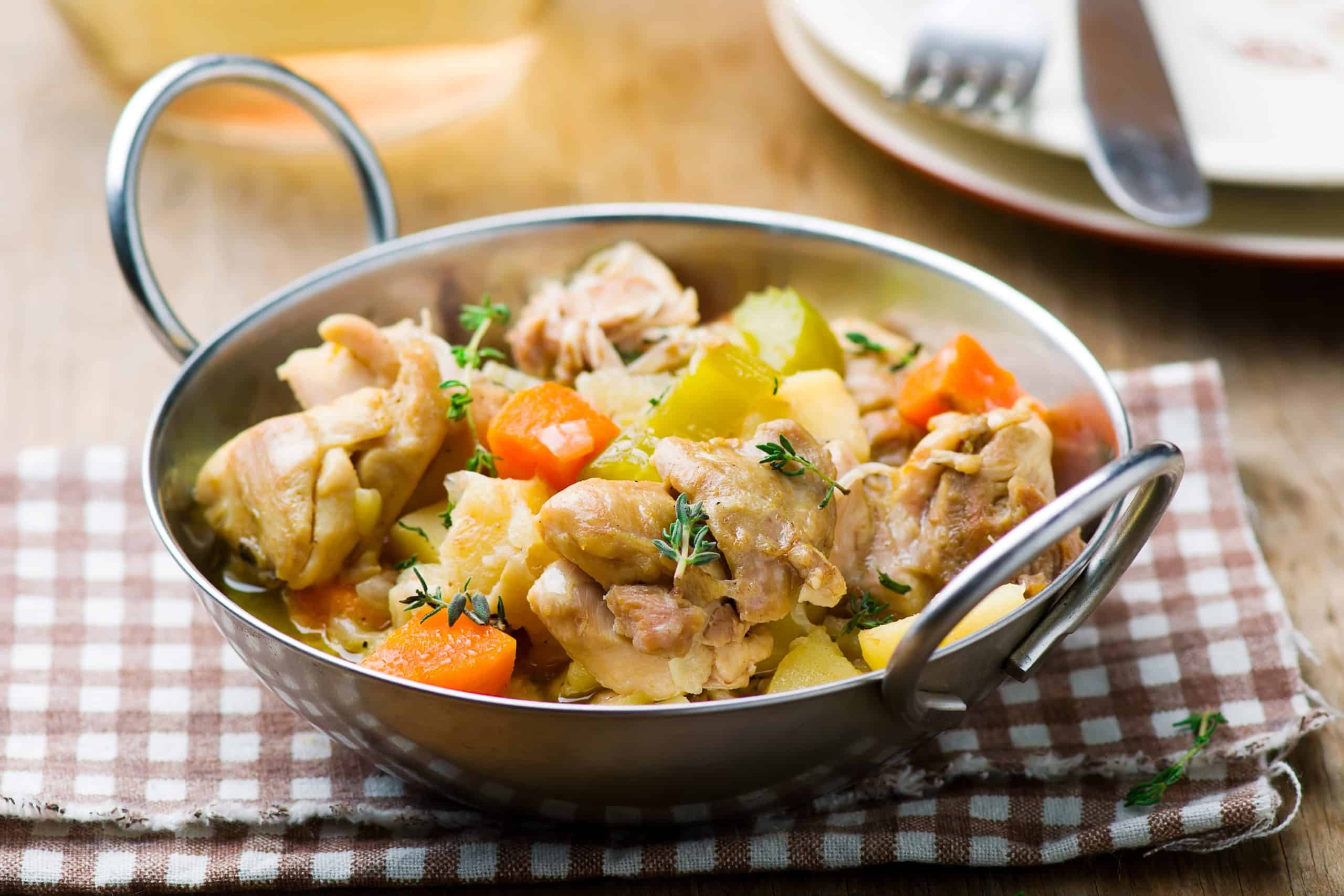 Курица С Грибами И Овощами Фото